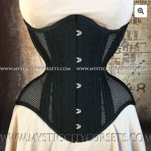 Mystic City Corsets MCC-68 Black Corset